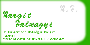 margit halmagyi business card